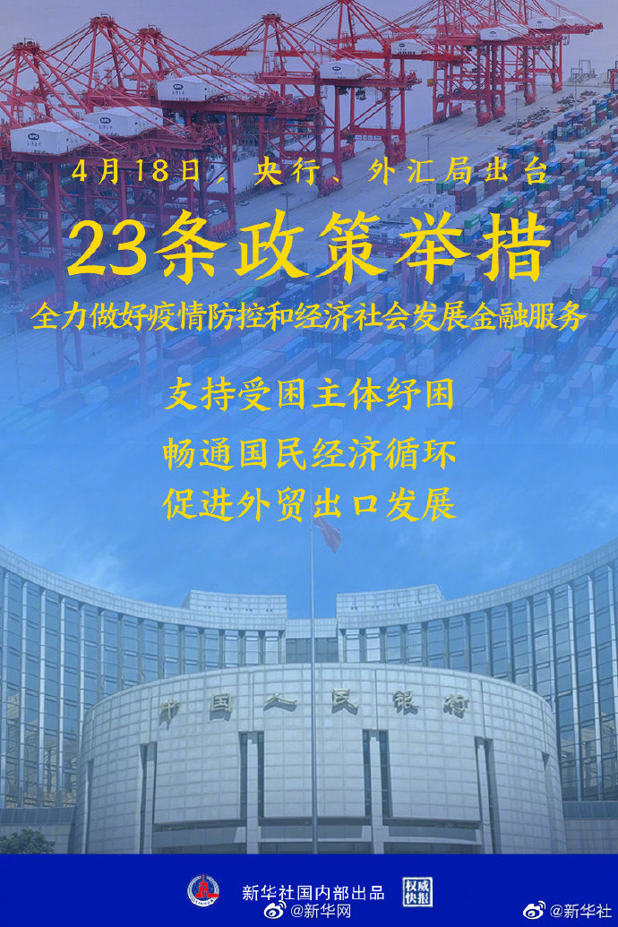 23条金融举措出台，加强金融服务、支持实体经济