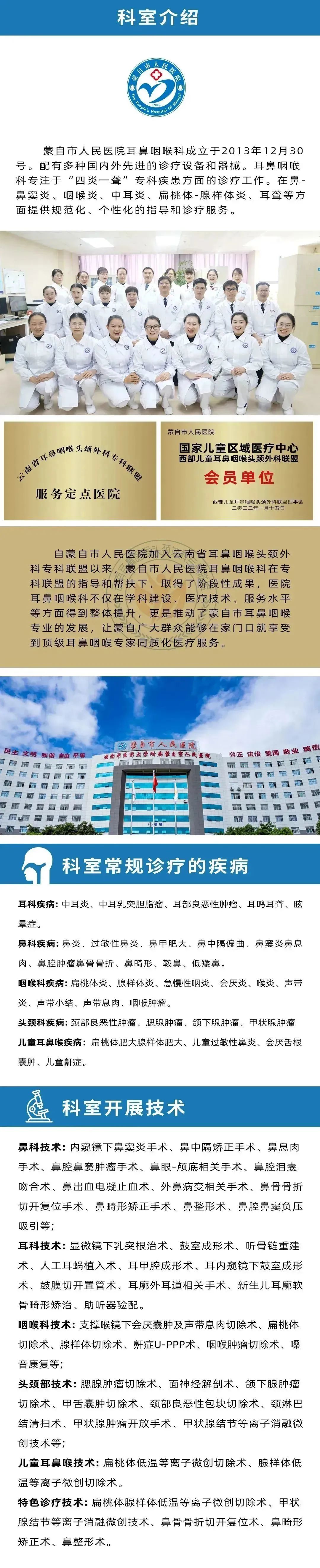 蒙自市人民医院快讯