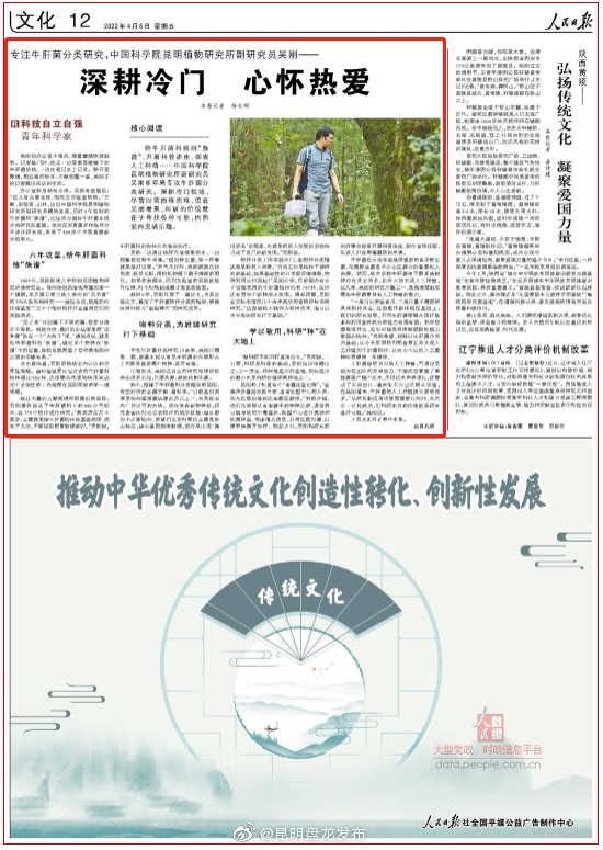 《人民日报》关注！盘龙这位科学家用6年绘制了牛肝菌科“族谱”