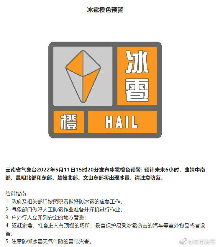 “云南发布”微博