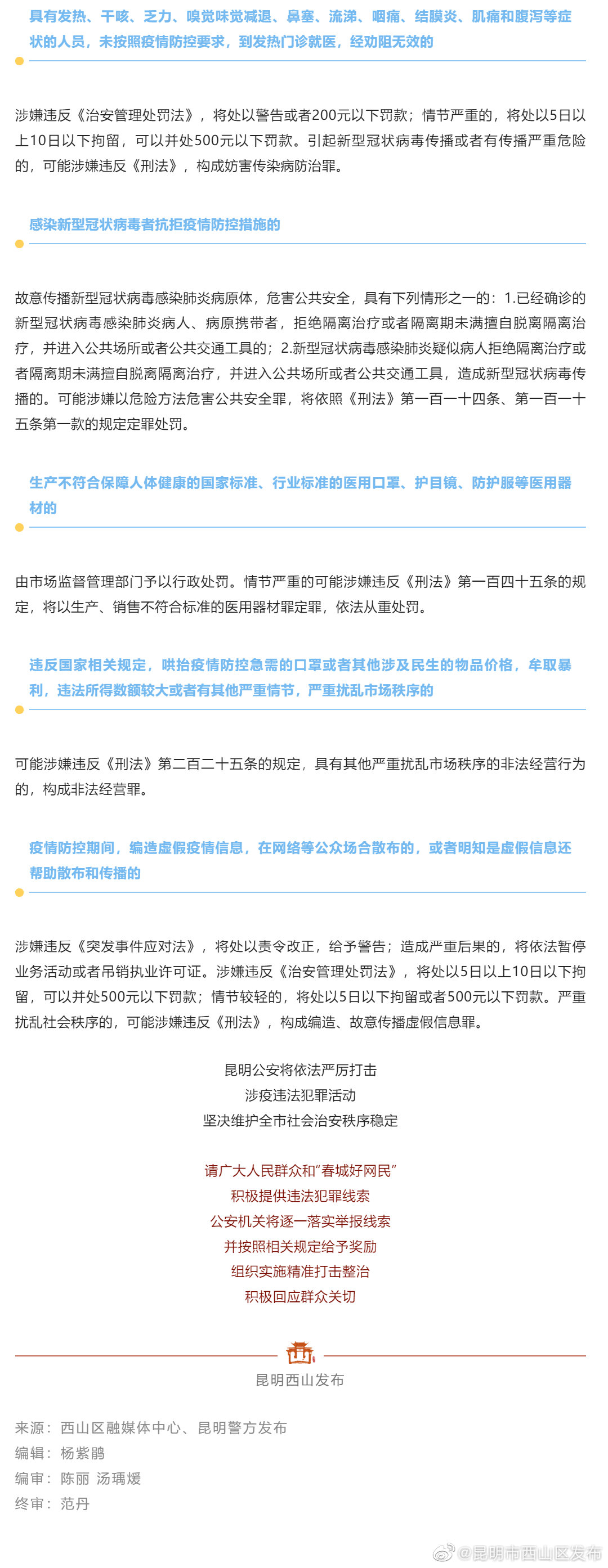 昆明市西山区发布