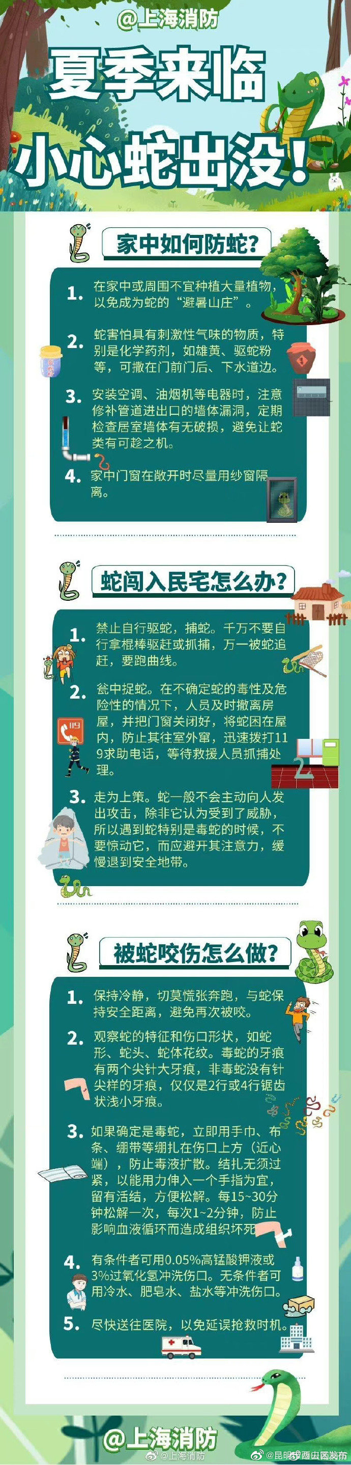 防蛇小知识