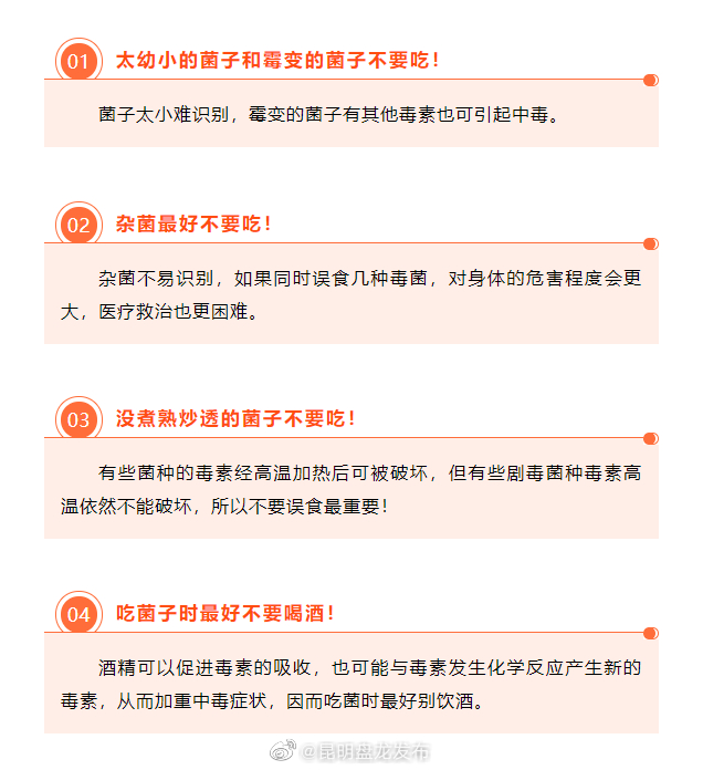 加工食用野生菌，注意“4不吃”！