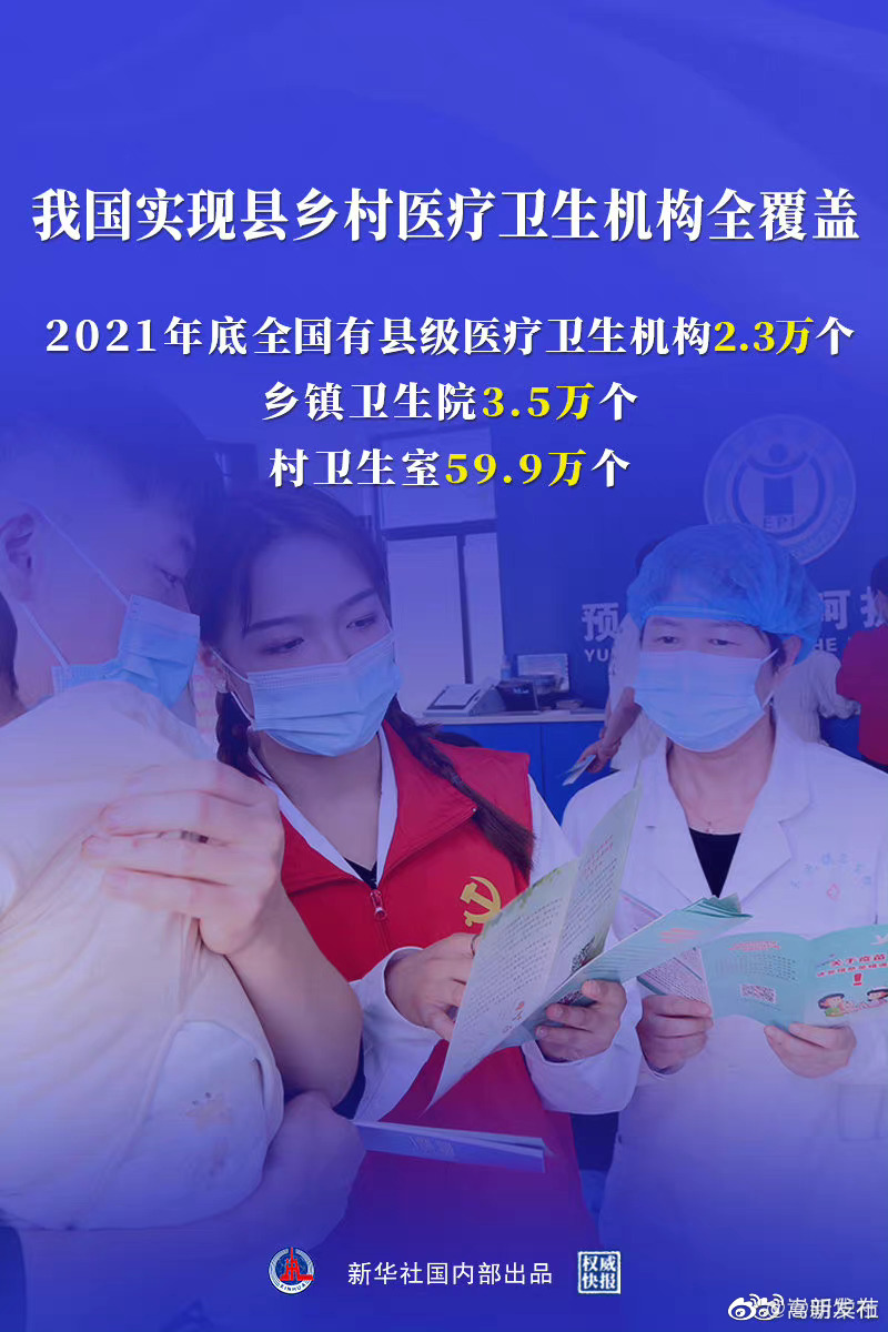 我国实现县乡村医疗卫生机构全覆盖