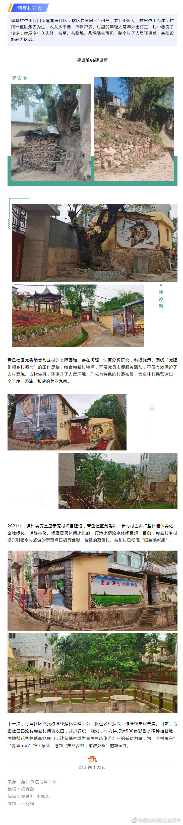 海口街道甸基村：执乡村振兴之笔，绘美丽村庄画卷