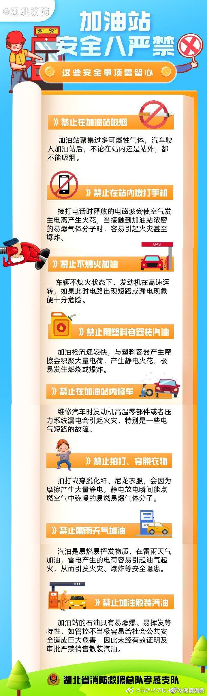 加油站安全八严禁