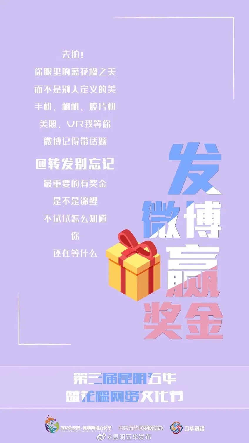 蓝花楹文化节“拍美照”活动获奖名单公布