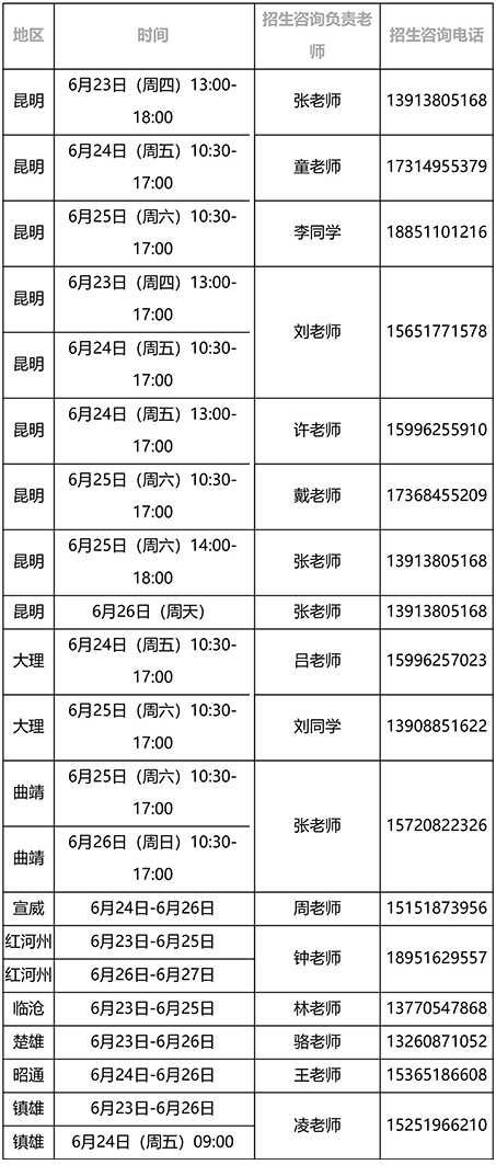 云南省招生考试院