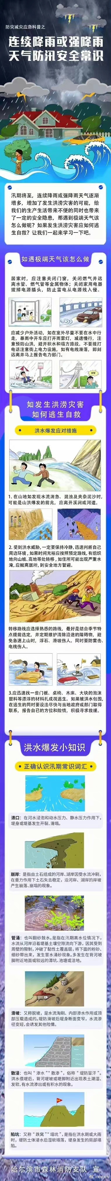 遭遇连续降雨或强降雨都要注意什么？