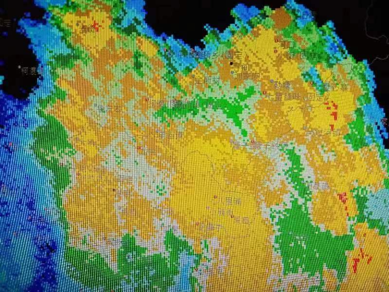 寻甸县气象台2022年6月8日21时00分发布暴雨蓝色预警