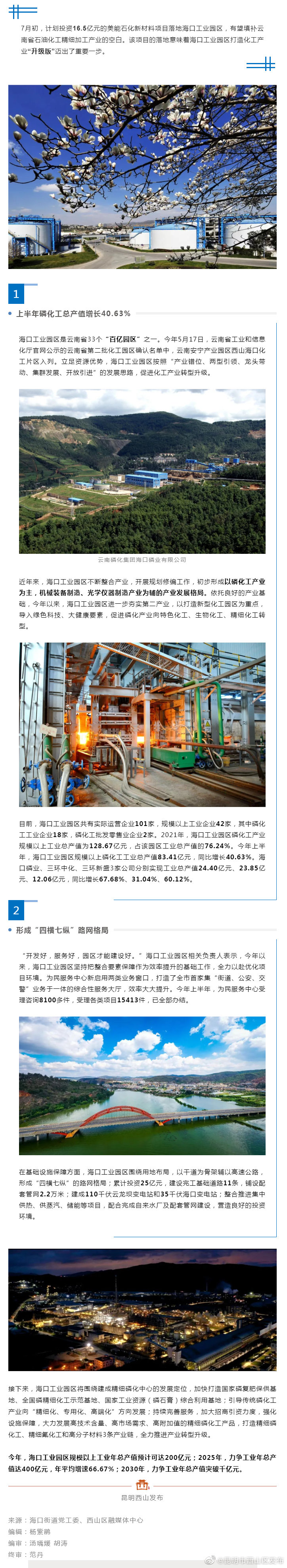 海口工业园区打造化工产业“升级版”，工业年总产值力争3年翻番