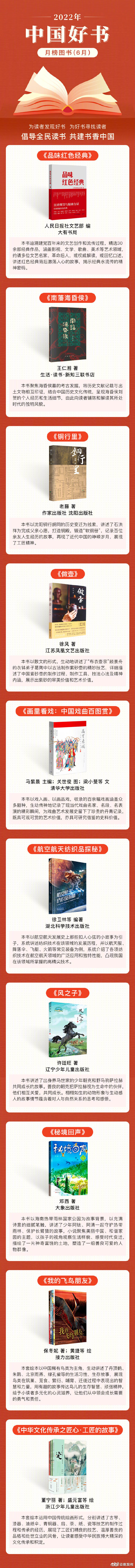 2022年6月中国好书榜单发布