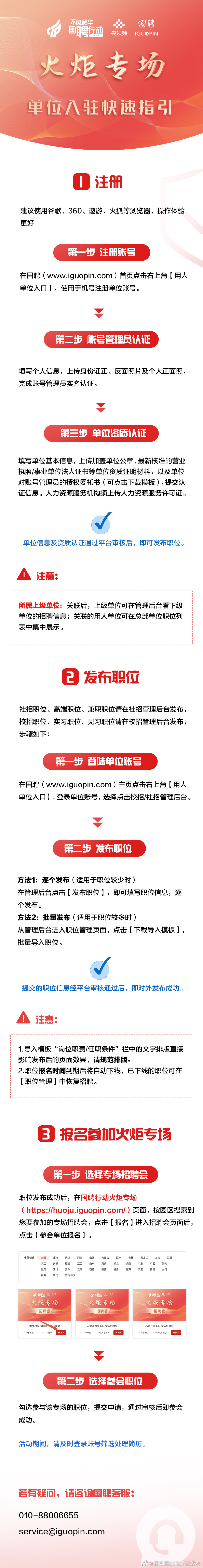 “不负韶华 国聘行动”火炬专场网络招聘会邀您参加！
