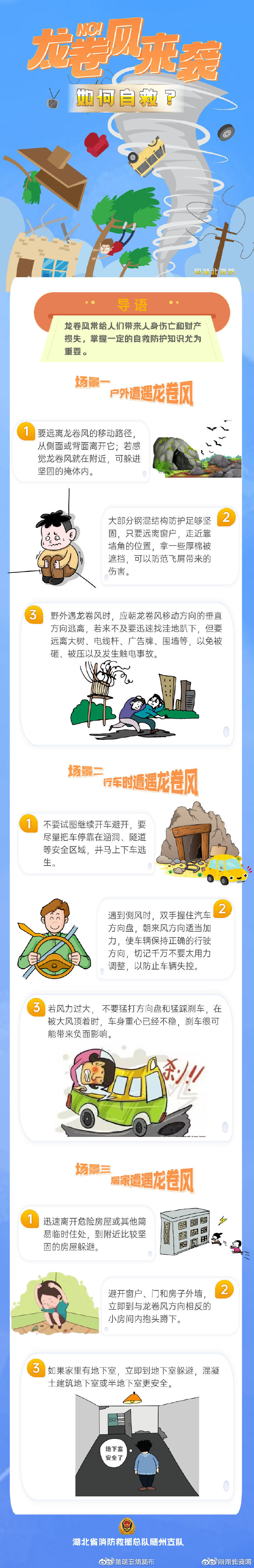 龙卷风来袭，如何自救？