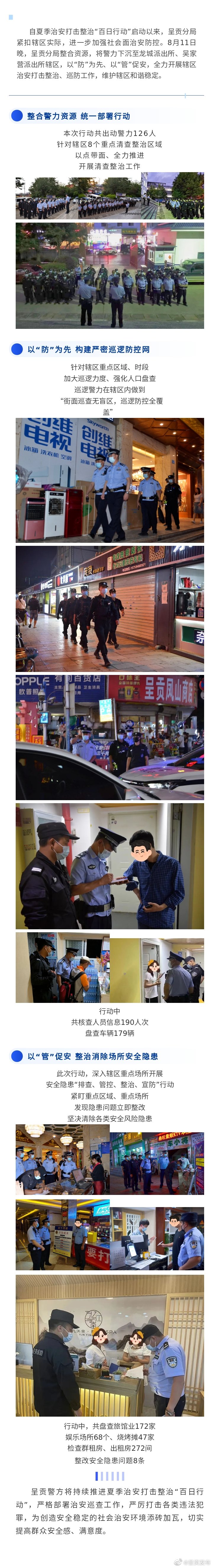 以“防”为先、以“管”促安，呈贡警方护航辖区平安再加码