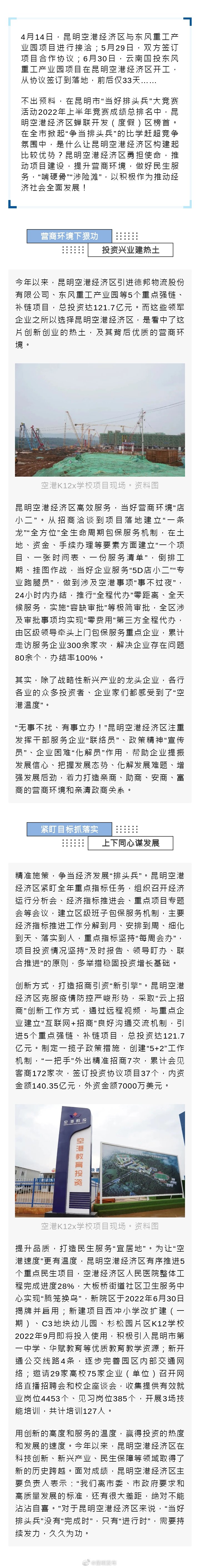 蝉联榜首背后——透视昆明空港经济区的“稳”与“增”