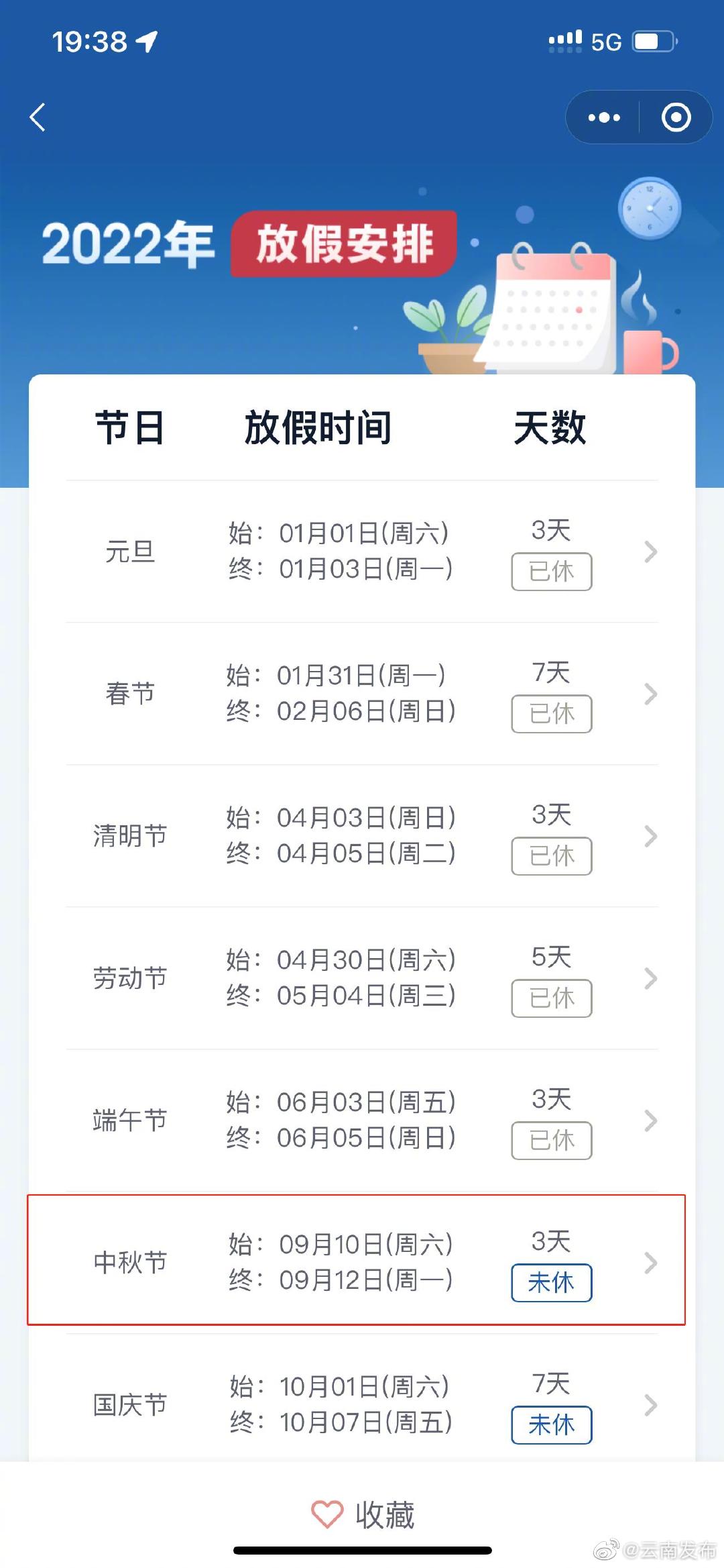 “云南发布”微博