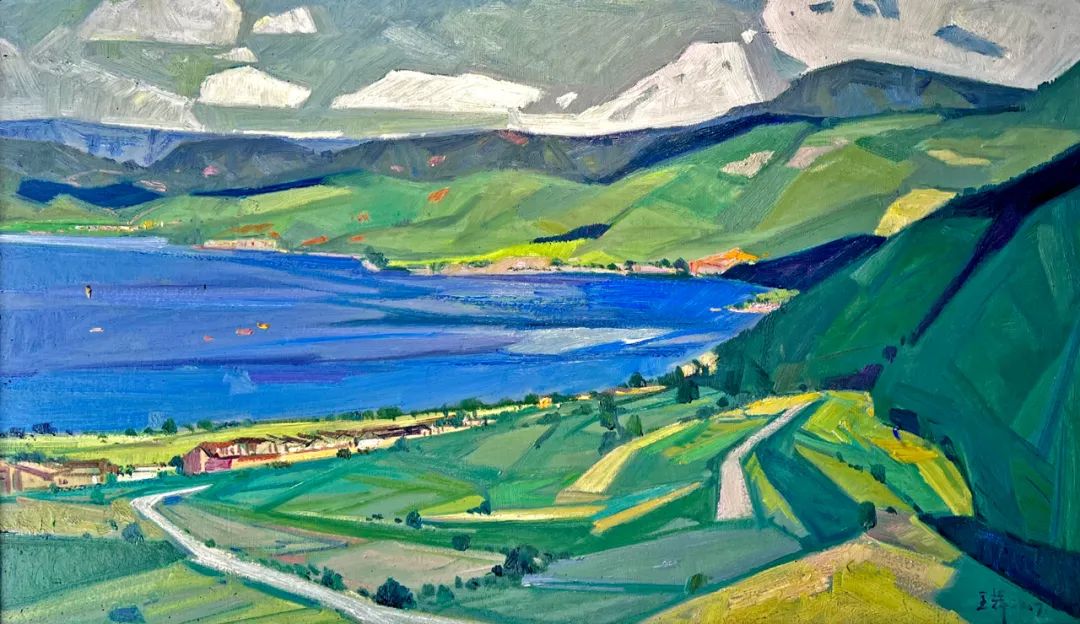 "神彩飞扬"首届丽江写生双年展作品欣赏 - 资讯频道