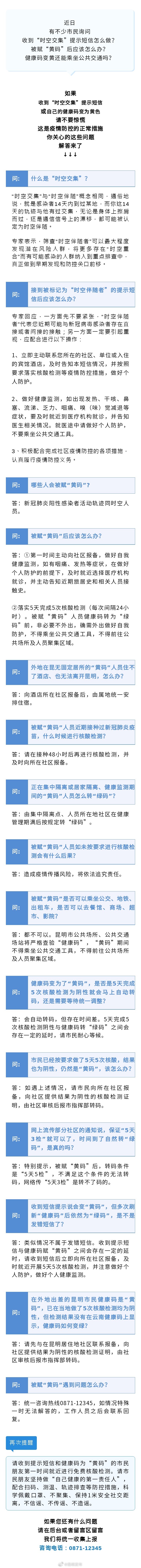 收到“时空交集”提示短信怎么做？被赋“黄码”怎么办？最新解答来了→