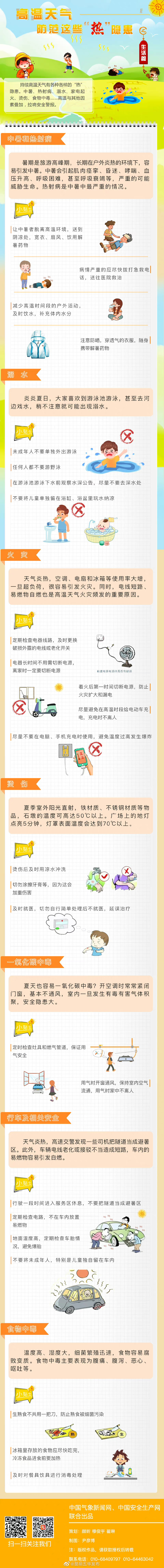 高温天气谨防这些热隐患