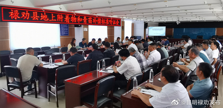 禄劝自然资源局组织召开禄劝县地上附着物和青苗补偿标准听证会