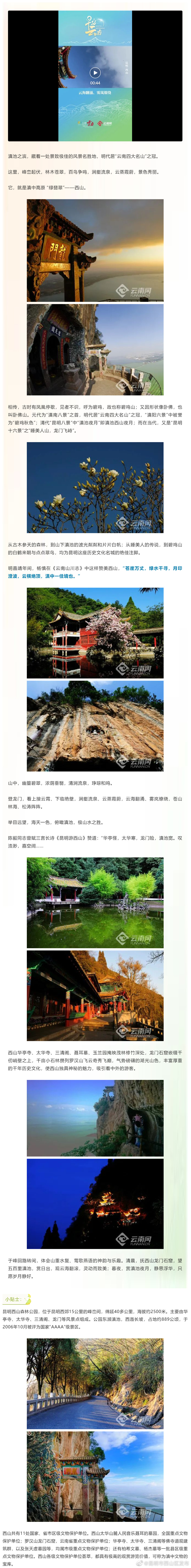 昆明市西山区发布
