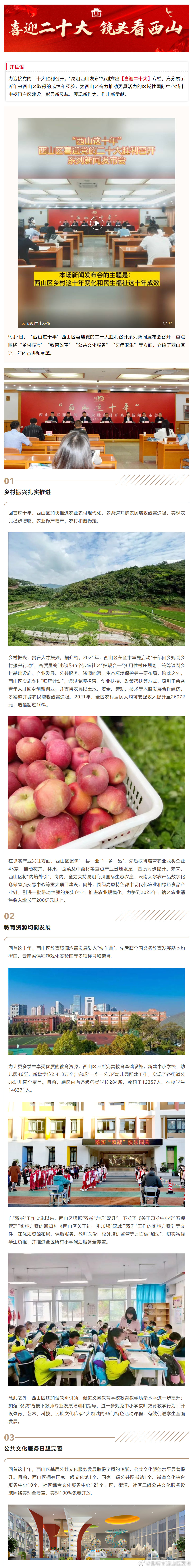 昆明市西山区发布