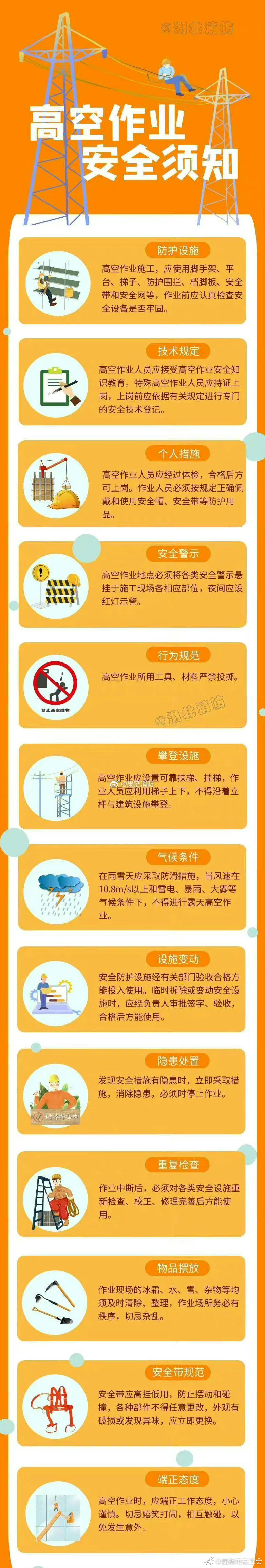 高空作业安全须知