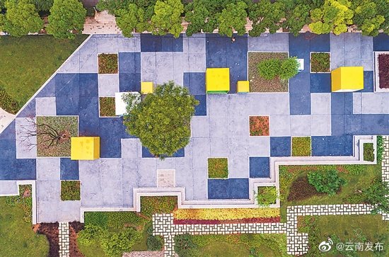昆明：“口袋公园”扮靓城市空间