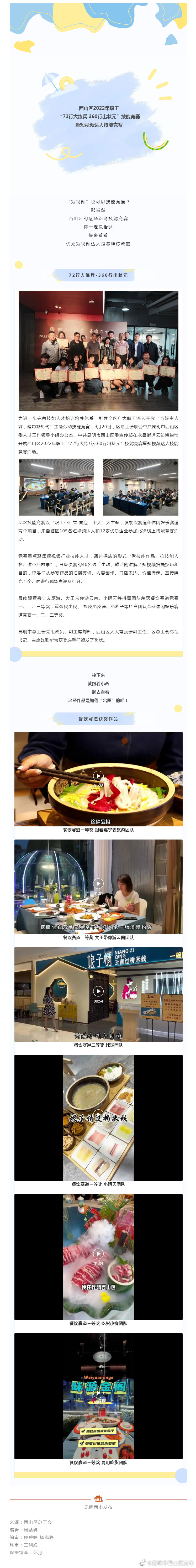 原地出道！西山职工“达人秀”短视频技能竞赛大奖出炉啦！