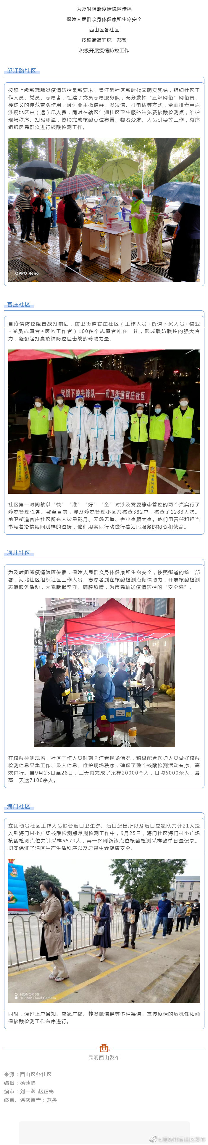 无畏同行战疫情！爱与温暖在社区流淌