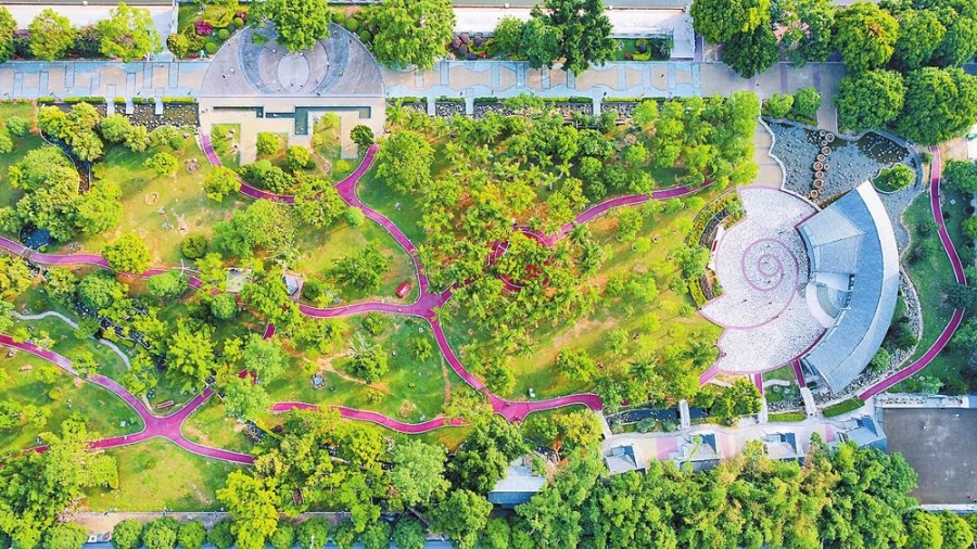 56个“口袋公园”装点绿美城市