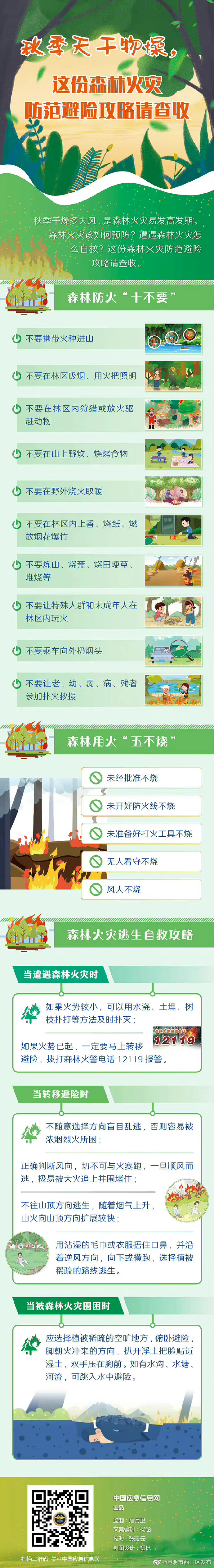 秋季天干物燥 这份森林火灾防范避险攻略请查收