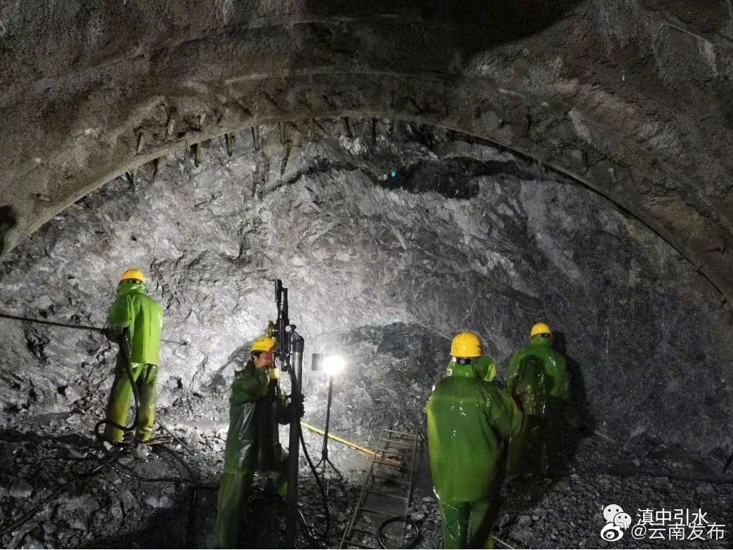 滇中引水工程楚雄段主洞掘进突破100公里