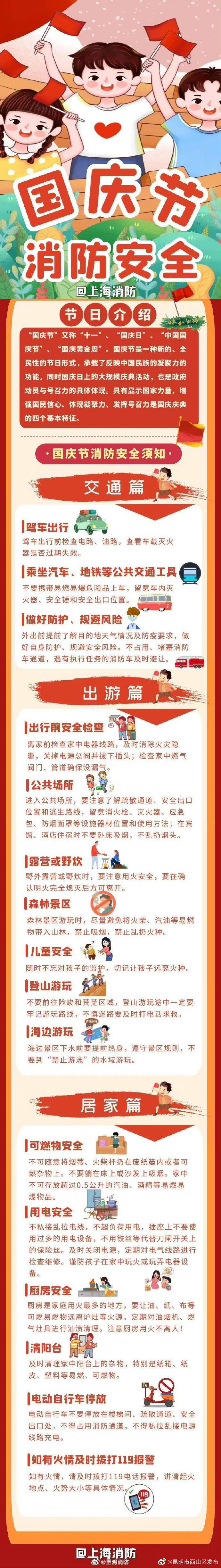 国庆节消防安全提示