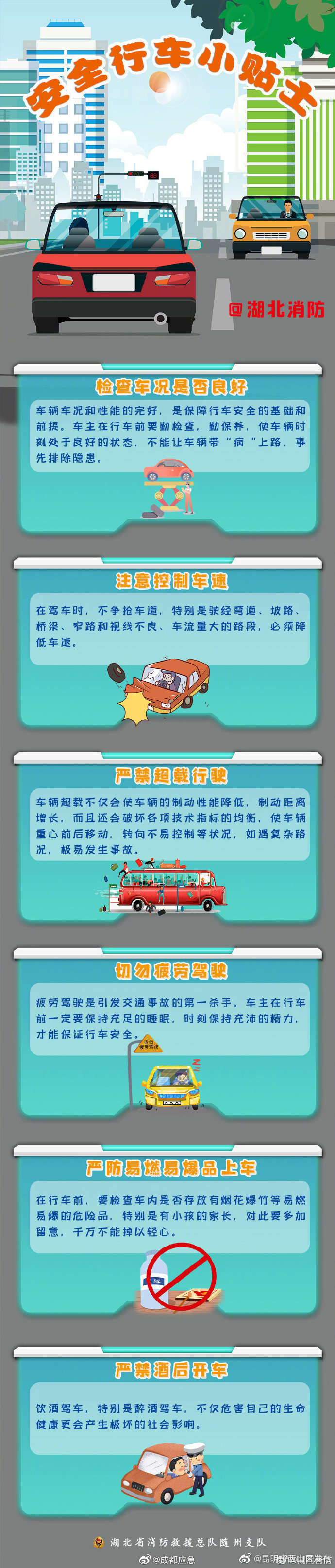 注意每个驾驶细节