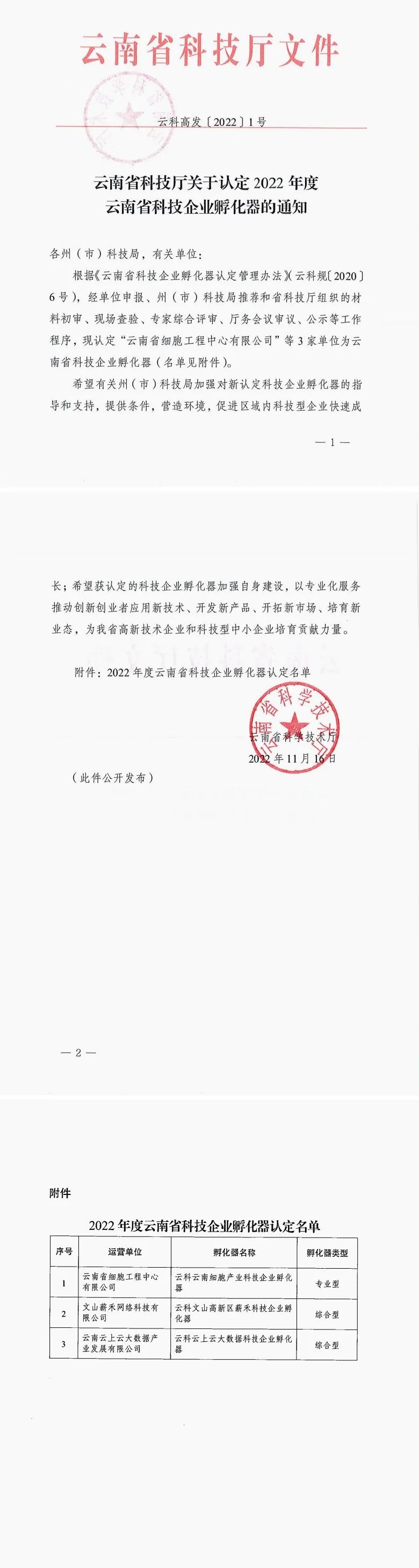 昆明国家高新区发布