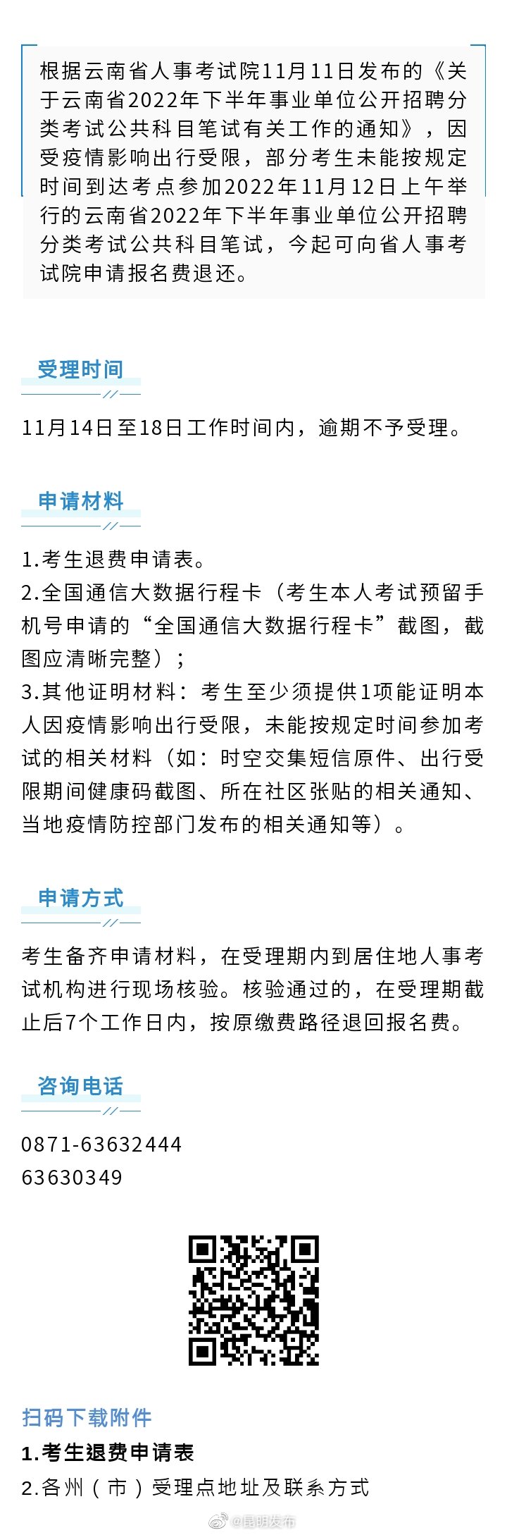 未参加这场考试 今起可申请退费！