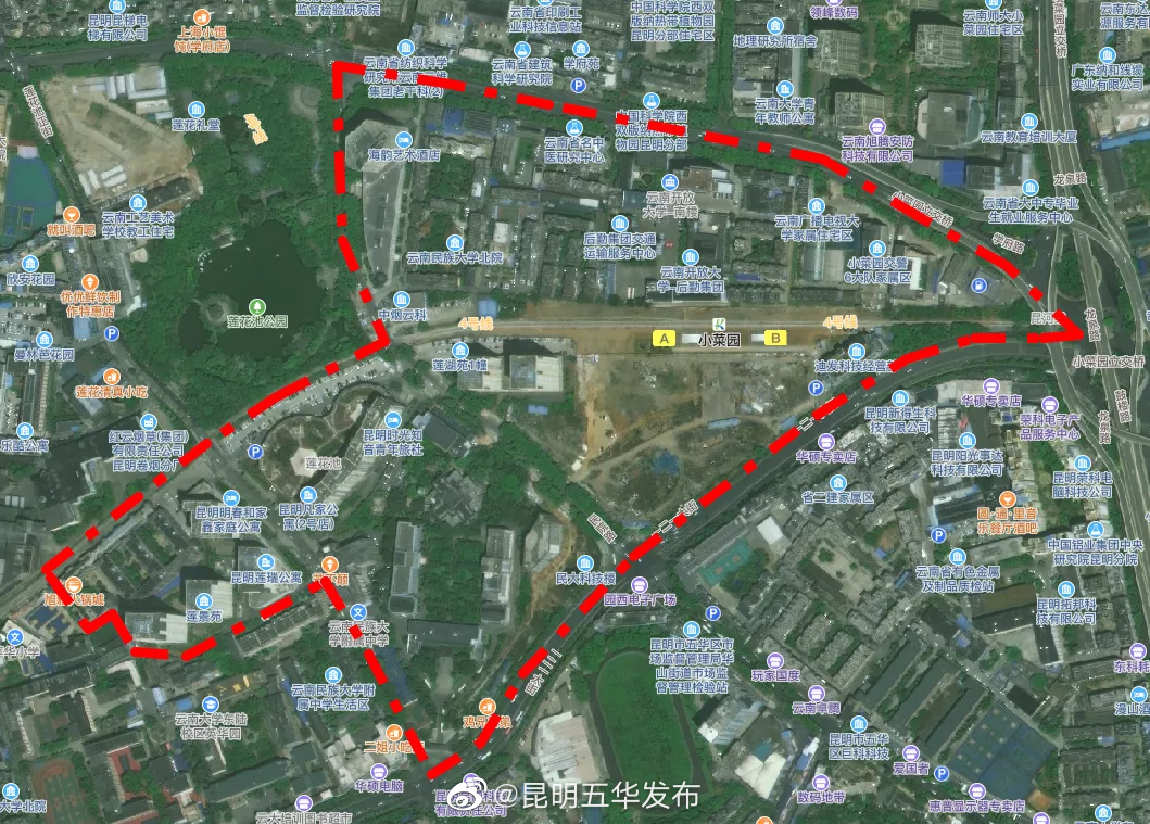 “昆明五华发布”微博