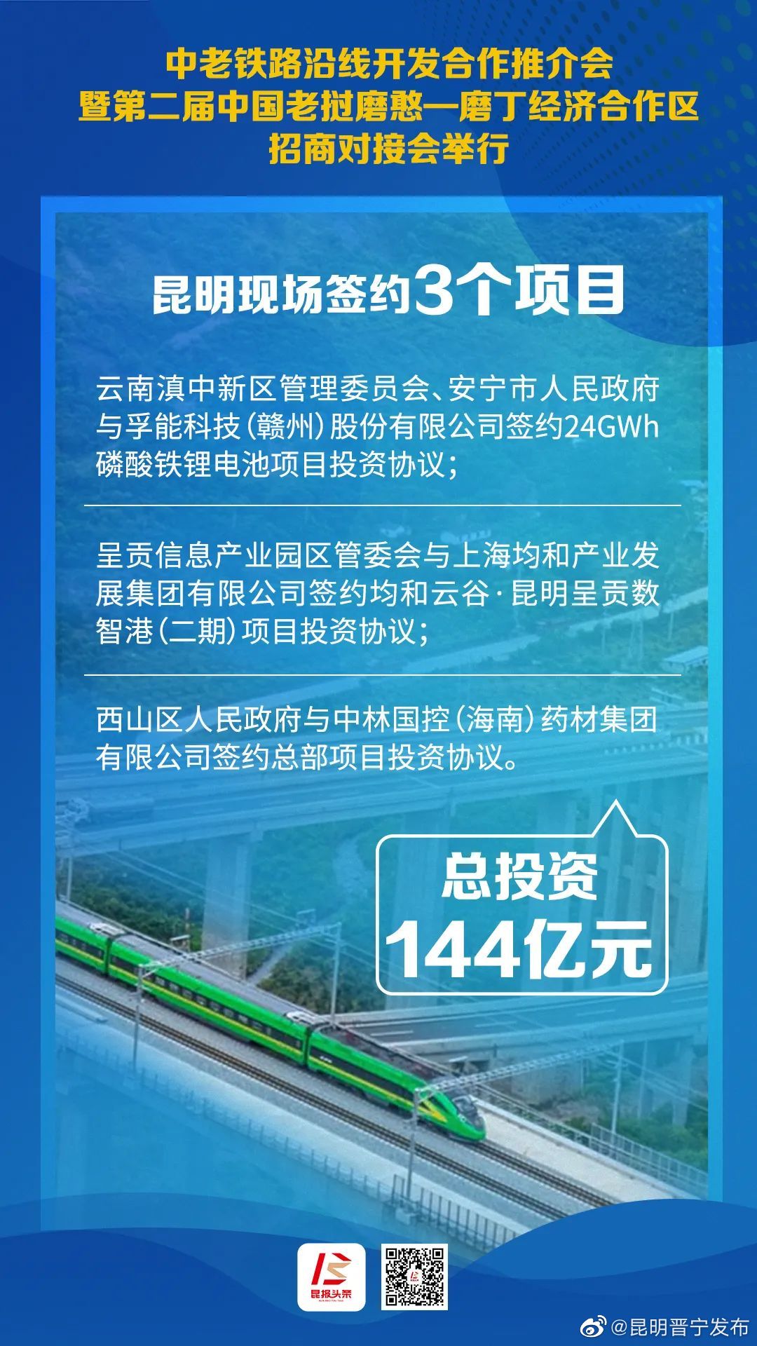 进博会上昆明现场签约3个项目 总投资144亿元！
