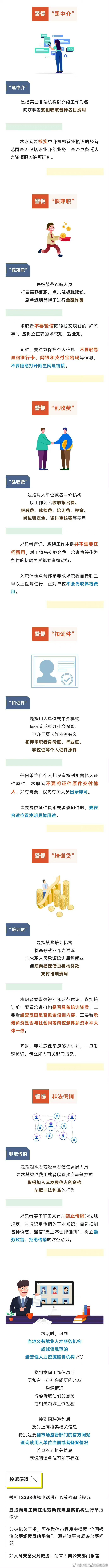 @ 高校毕业生，求职陷阱“避坑指南”，请牢记！