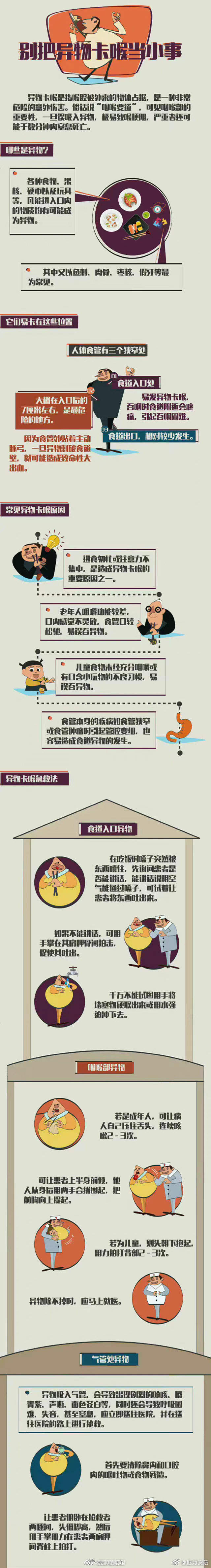 别把异物卡喉当小事