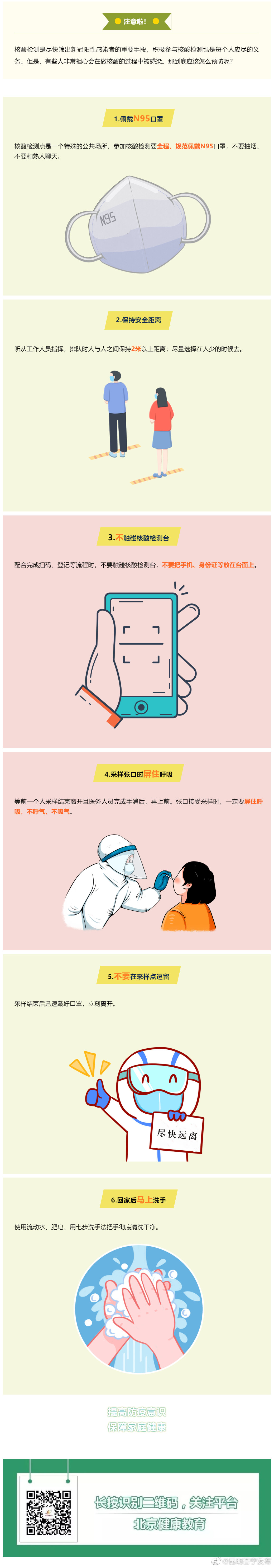 担心外出核酸检测时被感染，应该怎样预防？