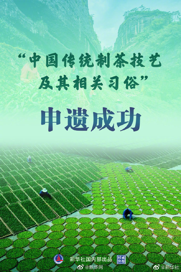 中国传统制茶技艺及其相关习俗申遗成功