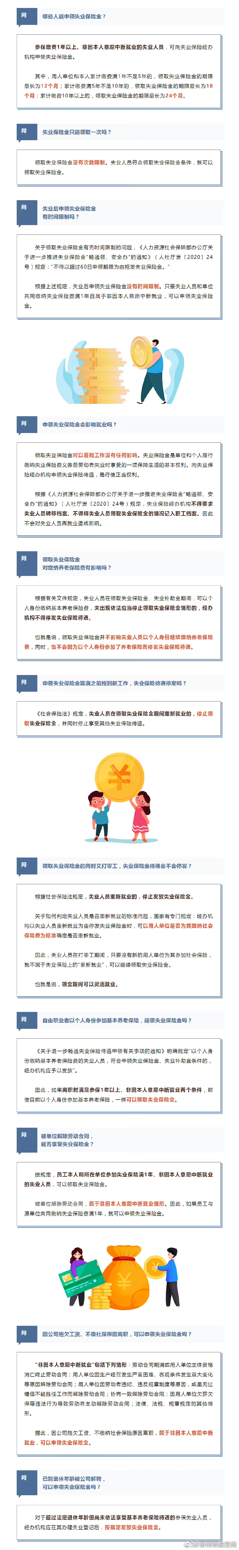 领失业保险金会影响就业吗？对缴纳养老保险费有影响吗……失业保险金最全问答！