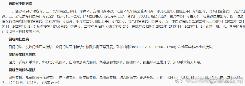 昆明市西山区发布