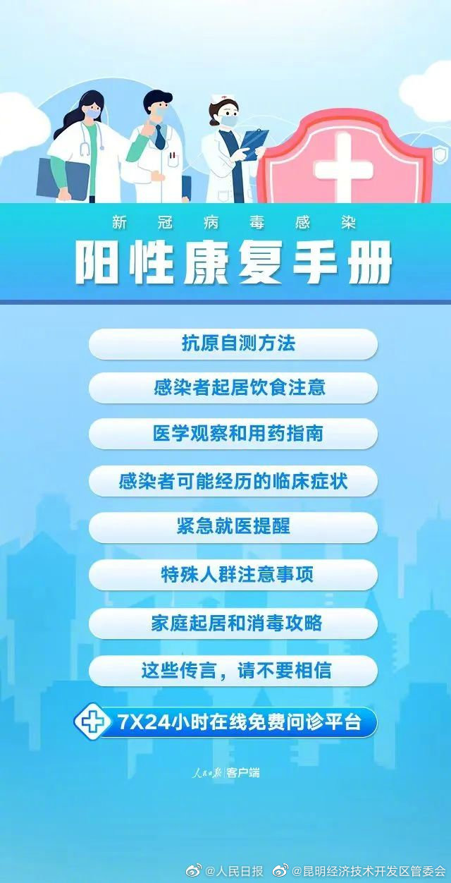转存！新冠阳性康复必备手册