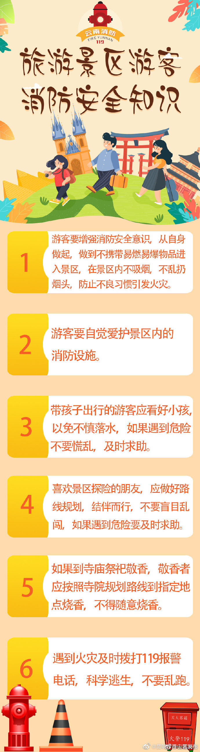 旅游景区消防安全“知识贴”