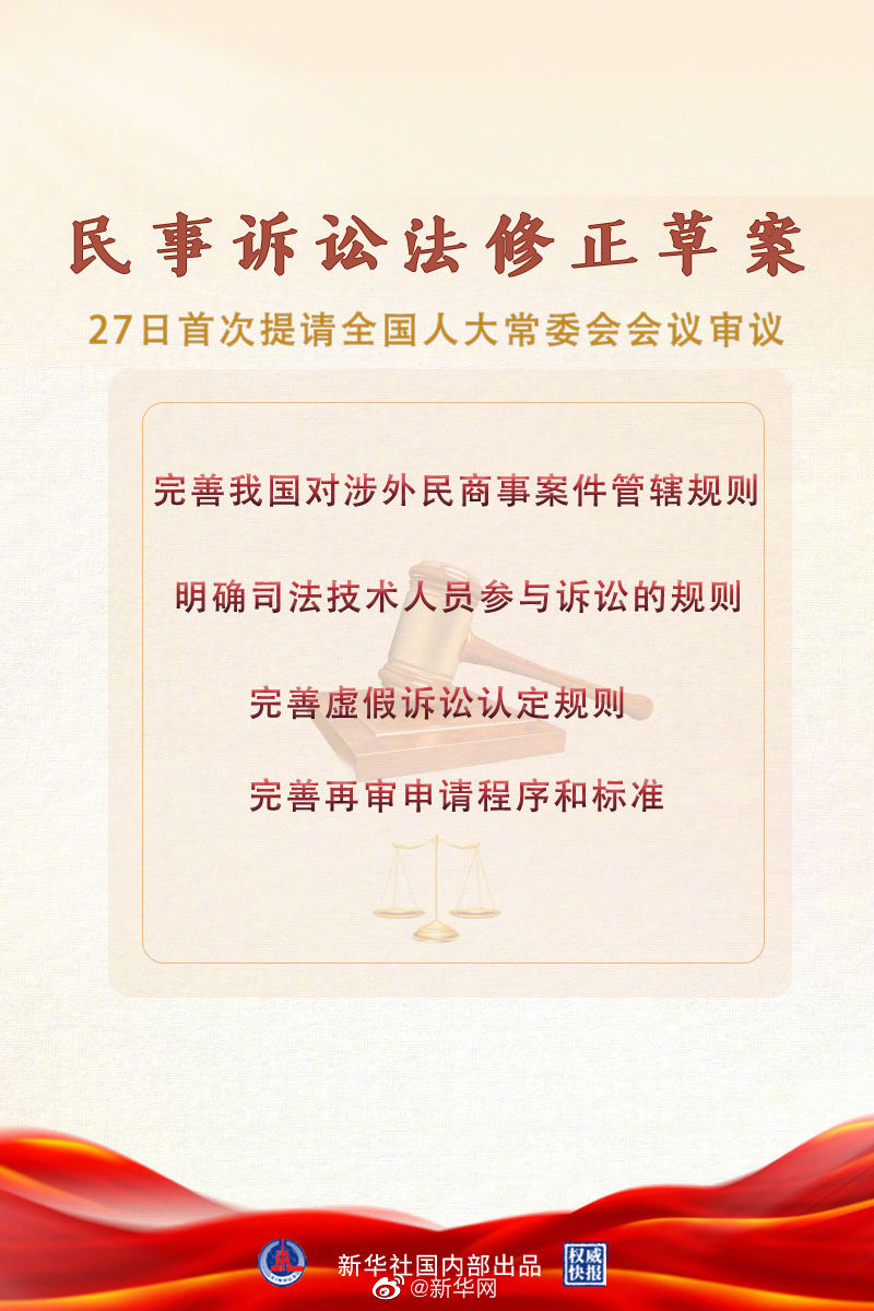 民事诉讼法修正草案提请审议