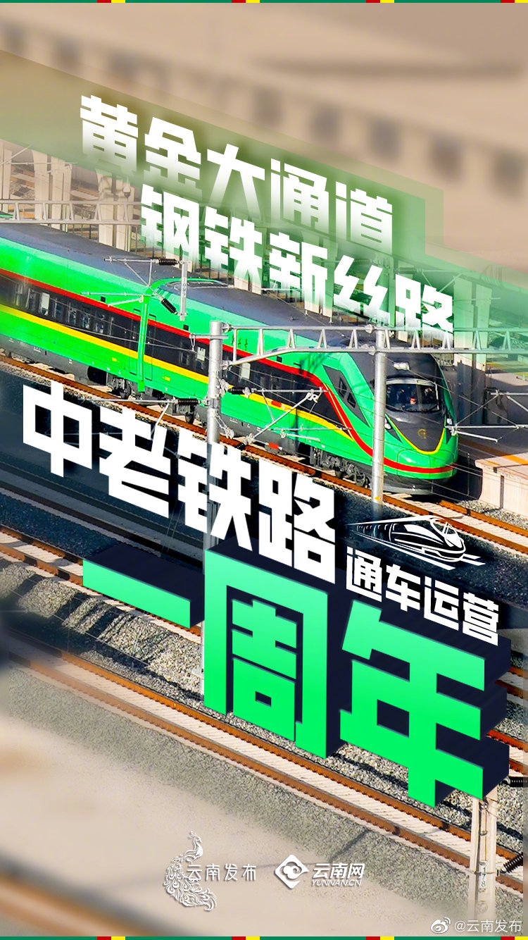 助力“一带一路”跑出加速度 中老铁路通车运营一周年记